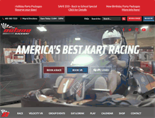 Tablet Screenshot of octaneraceway.com